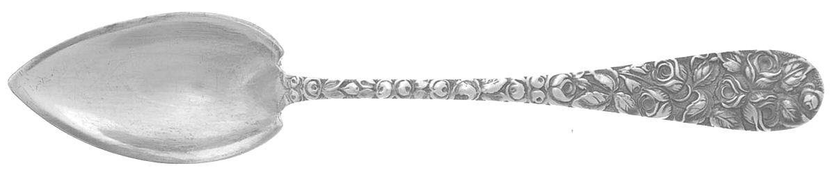Baltimore Rose (Sterling, 1905, Decor) Fruit/Orange Spoon by Schofield-1