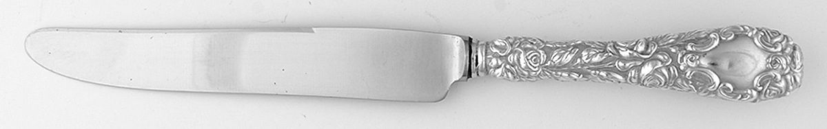 Baltimore Rose (Sterling, 1905, Decor) Knife-New French/Hollow by Schofield-1