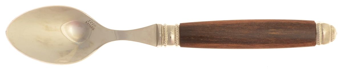 Recamier Ceruse-Teak (Stainless) Teaspoon by SCOF (France)-1