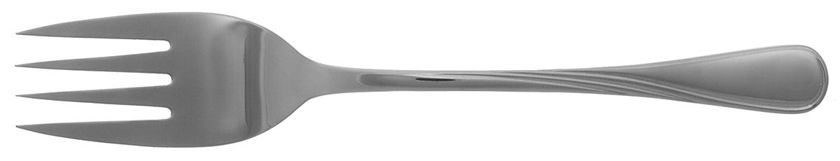 Swirl (Stainless) Solid Serving Fork by Splendide-1