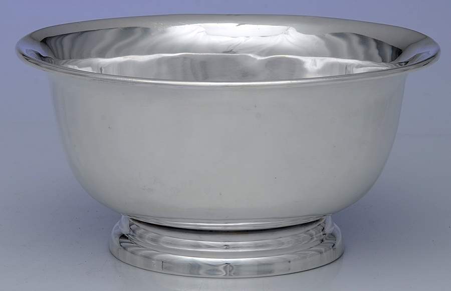 Sterling Hollowware 7" Round Bowl by Sanborns (Mexico)-1