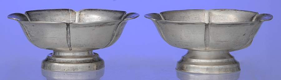 Sterling Hollowware Master Open Salt (Set of 2) by Sanborns (Mexico)-1