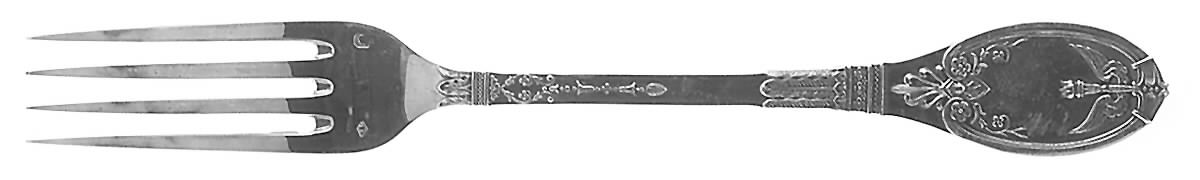 Amboise (Sterling) Individual Salad Fork by Souche Lapparra-1