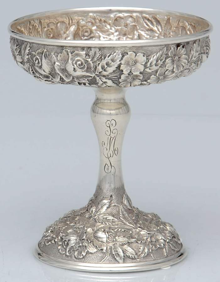 Baltimore Rose (Sterling, Hollowware) Sherbet Base-No Liner by Schofield-1