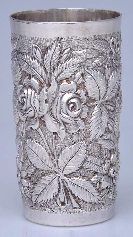 Baltimore Rose (Sterling, Hollowware) 12 Oz Tumbler by Schofield-1