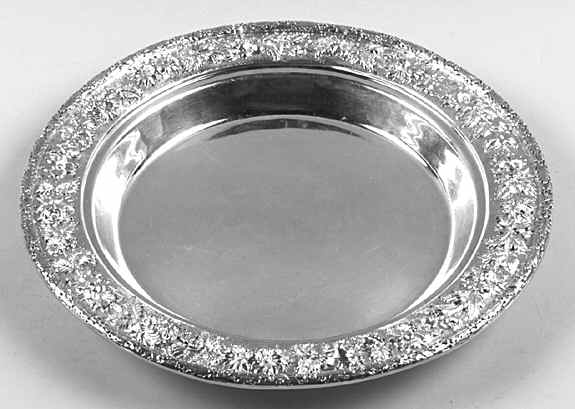 Baltimore Rose (Sterling, Hollowware) Sterling Buffet Dish/Tray by Schofield-1