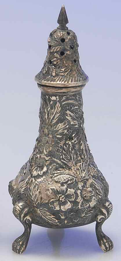 Baltimore Rose (Sterling, Hollowware) Salt Shaker by Schofield-1