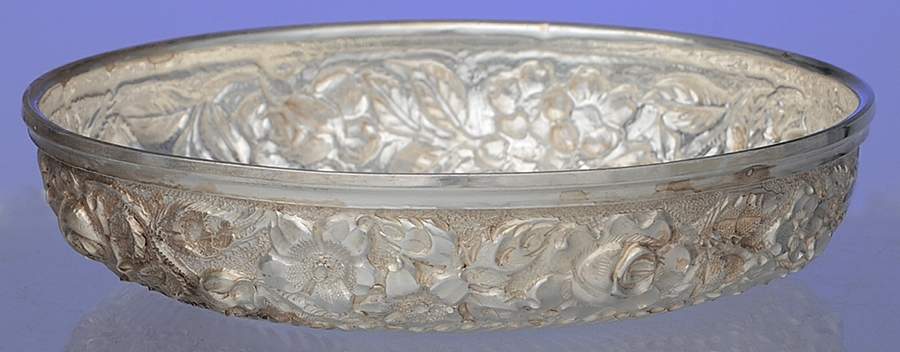 Baltimore Rose (Sterling, Hollowware) Coin Bowl by Schofield-1