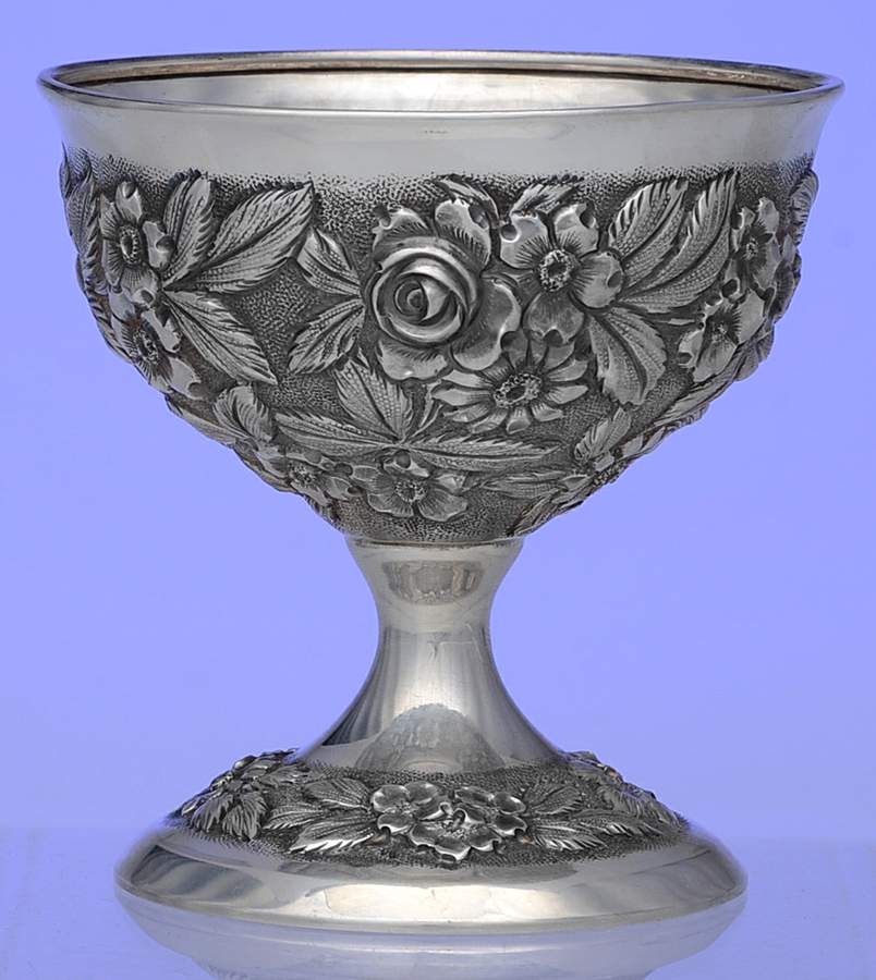 Baltimore Rose (Sterling, Hollowware) Champagne/Sherbet by Schofield-1
