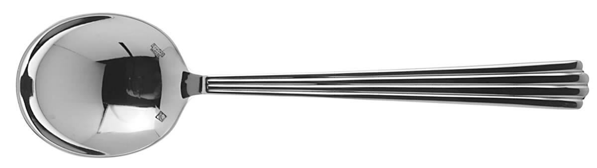 Viotti (Stainless) Round Bowl Soup Spoon (Cream Soup) by Sant Andrea-1
