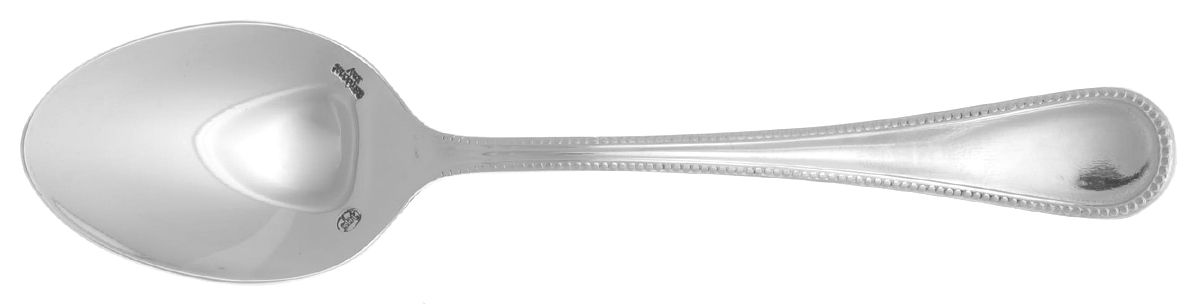 Perles (Silverplate on 18-10 Stainless) Teaspoon by Sambonet-1