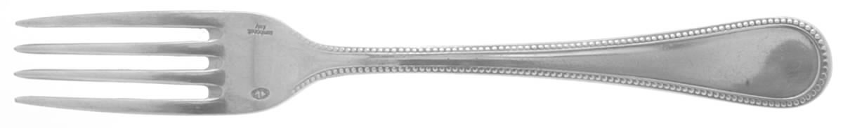 Perles (Silverplate on 18-10 Stainless) Fork by Sambonet-1