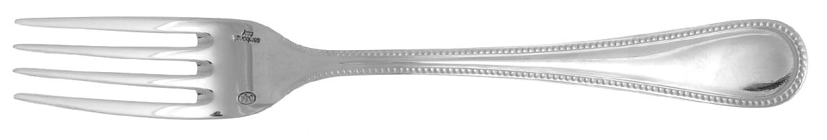 Perles (Silverplate on 18-10 Stainless) Dessert Fork by Sambonet-1