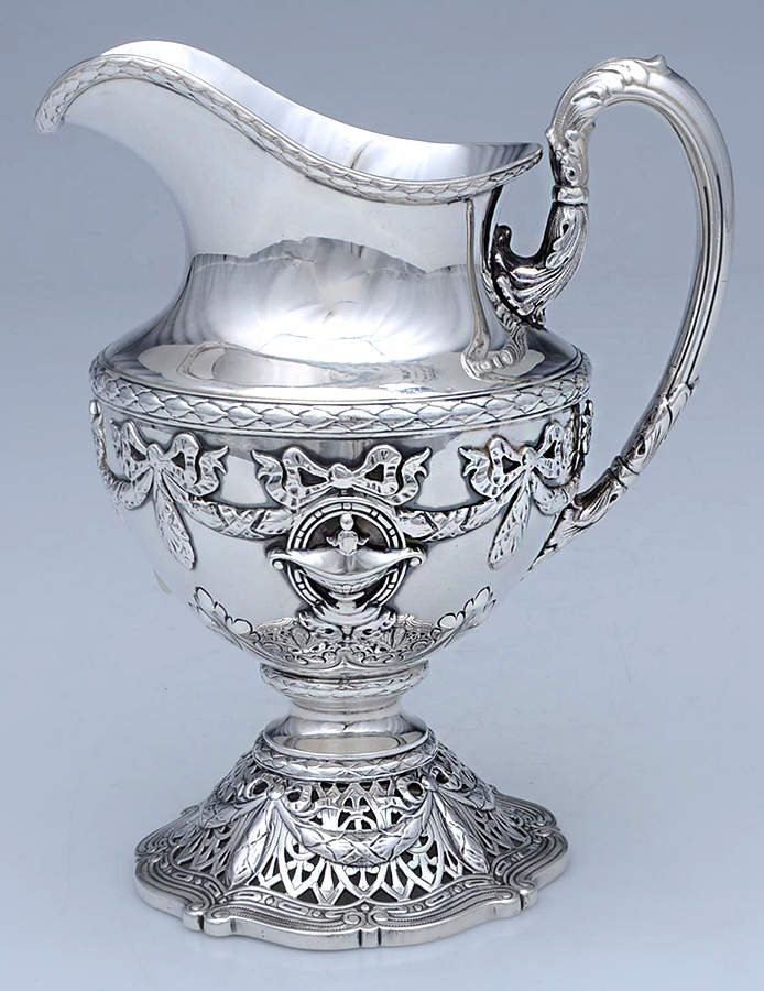 Adam (Sterling, 1909, Hollowware) Creamer by Shreve Silver-1
