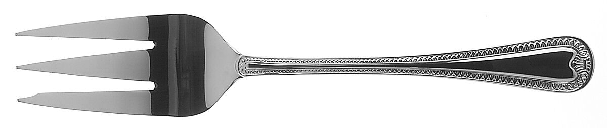 Maison (Stainless) Medium Solid Cold Meat Serving Fork by Sabatier-1