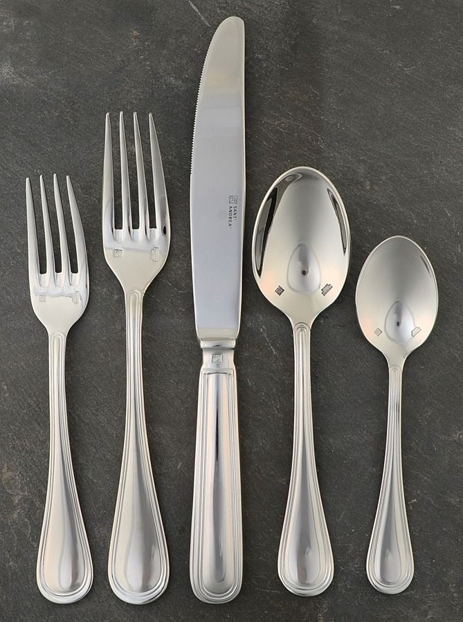 Bellini (Stainless) 5 Piece Place Setting by Sant Andrea-1