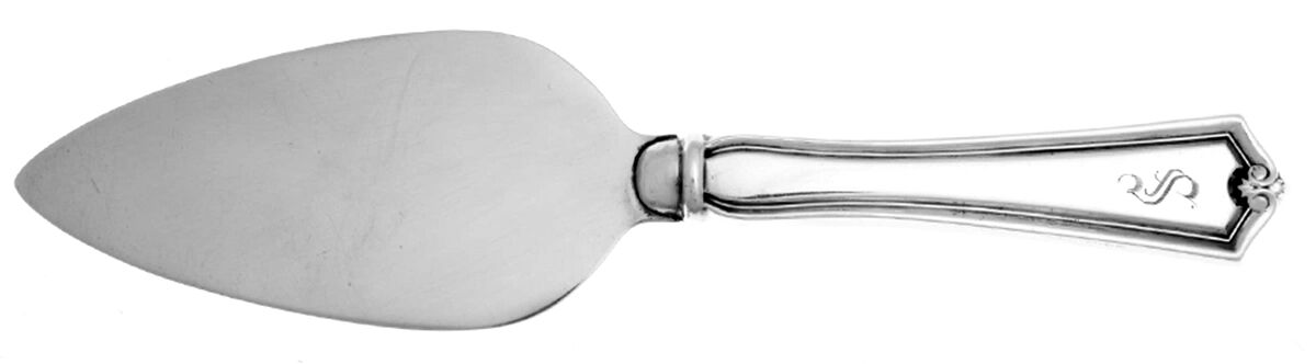 Potomac (Sterling, 1930, No Monograms) Cheese Server with Silverplate Blade by Saart Brothers-1