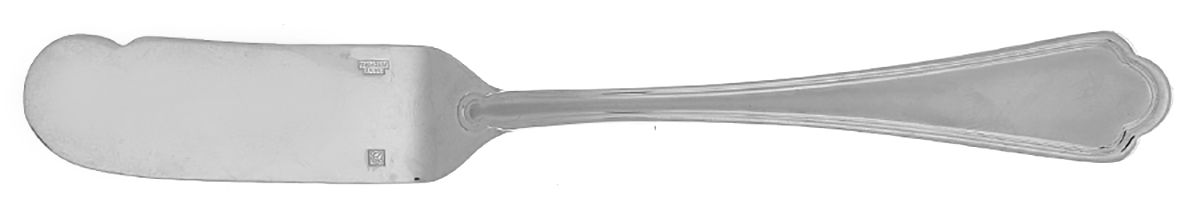 Satin Rossini (Stainless) Flat Handle Butter Spreader by Sant Andrea-1