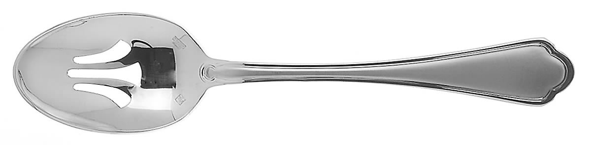 Satin Rossini (Stainless) Pierced Solid Serving Spoon by Sant Andrea-1