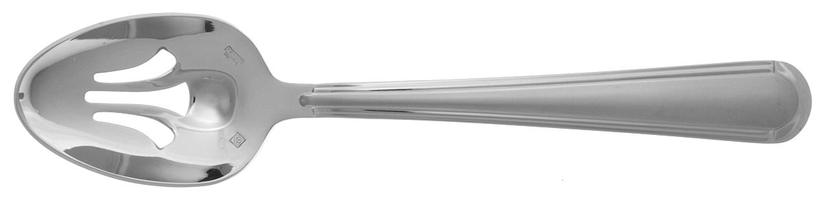 Satin Verdi (Stainless) Pierced Solid Serving Spoon by Sant Andrea-1