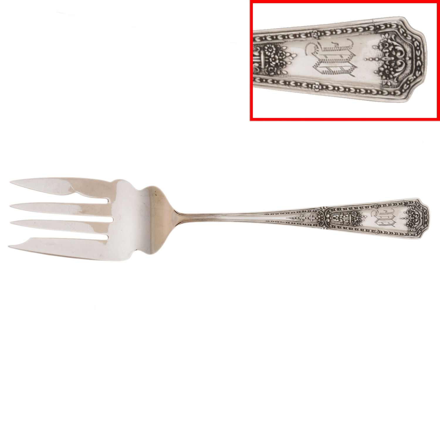 Carpathia (Sterling, 1900) Fork-Cold Meat/Servg-Sm/Solid by Saart Brothers-1