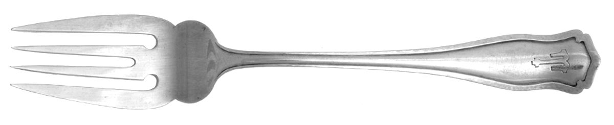 Dolores (Sterling, 1909, No Monograms) Individual Solid Fish Fork by Shreve Silver-1