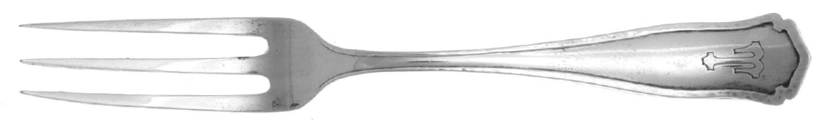 Dolores (Sterling, 1909, No Monograms) Individual Berry Fork by Shreve Silver-1