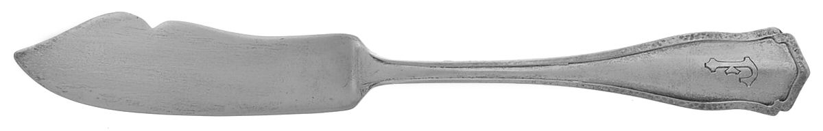 Dolores (Sterling, 1909, No Monograms) Flat Handle Master Butter Knife by Shreve Silver-1