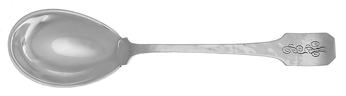 Norman Hammered (Sterling, 1909) Sugar Spoon by Shreve Silver-1