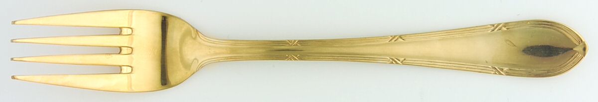 SBB6 (GOLD ELECTROPLATE) Fork by SBS Bestecke-1