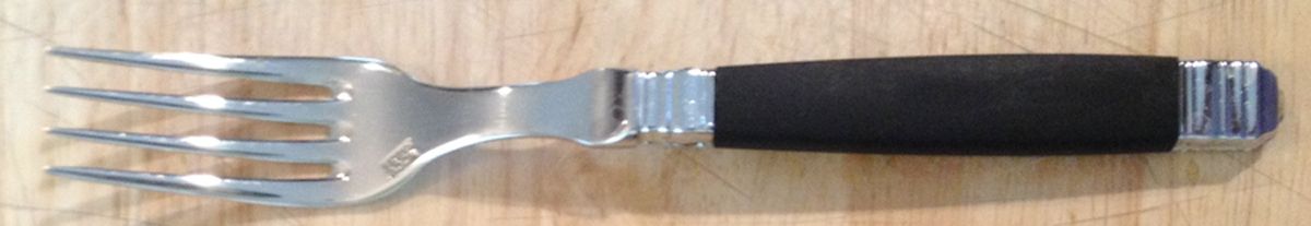 Chambord-Black (Stainless) Individual Salad Fork by SCOF (France)-1