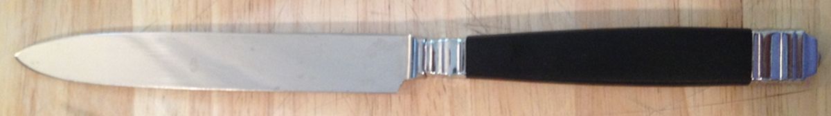 Chambord-Black (Stainless) New French Hollow Knife by SCOF (France)-1