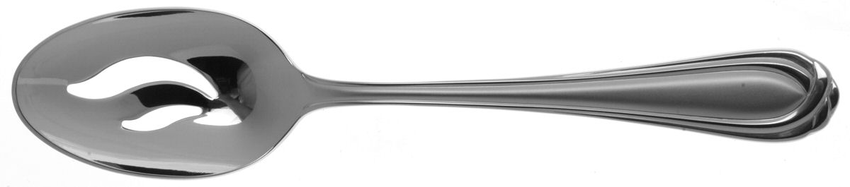 Maestro Sands (Stainless) Pierced Tablespoon (Serving Spoon) by Splendide-1