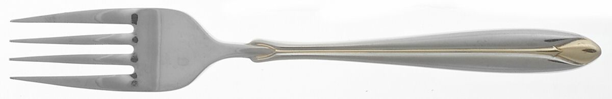 Optima Gold (Stainless, Gold Accent) Individual Salad Fork by Splendide-1
