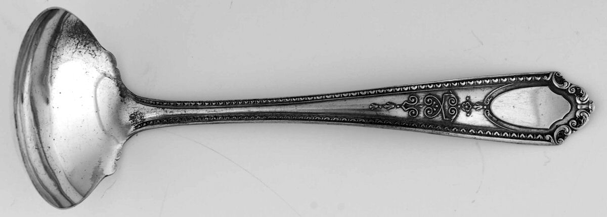 SD1 (Silverplate) Solid Piece Cream Ladle by Standard-1
