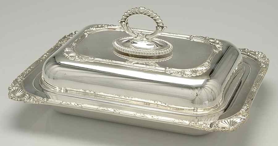 Silverplate Hollowware Double Vegetable Bowl by Sheffield Silver Co (USA)-1