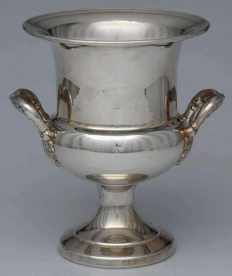 Silverplate Hollowware Champagne/Wine Cooler by Sheffield Silver Co (USA)-1