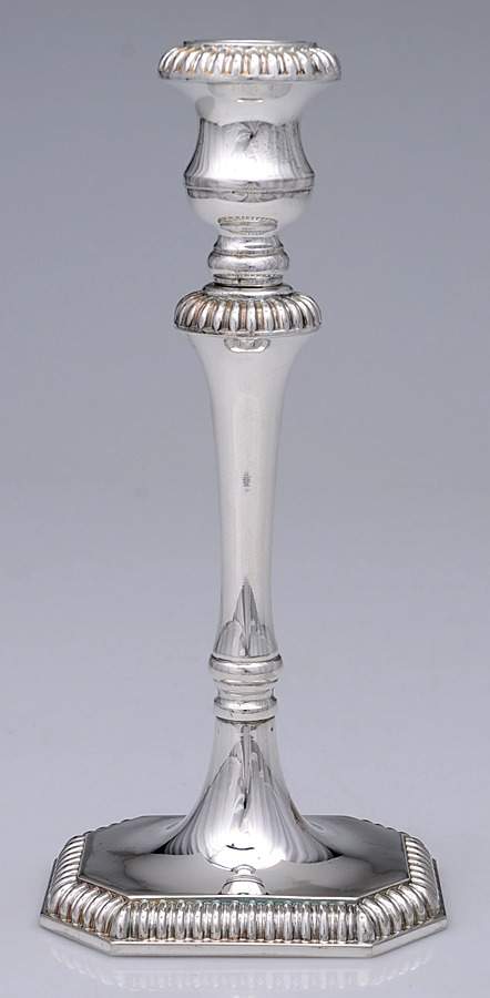 Silverplate Hollowware 9" Candlestick by Sheffield Silver Co (USA)-1