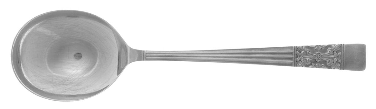 Lady Katherine (Silverplate) Round Bowl Soup Spoon (Gumbo) by Stanley Rogers-1