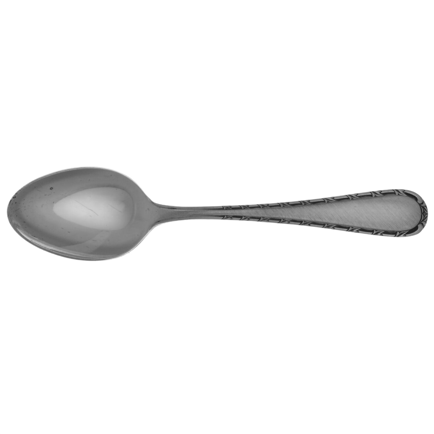 Charisse-Satin (Stainless) Place/Oval Soup Spoon by Stanley Roberts-1