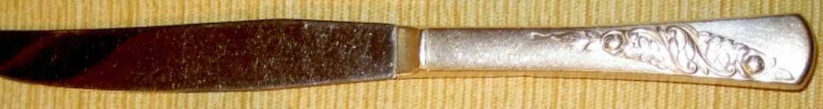 SRS35 (Silverplate) Modern Hollow Knife by Sears Roebuck-1