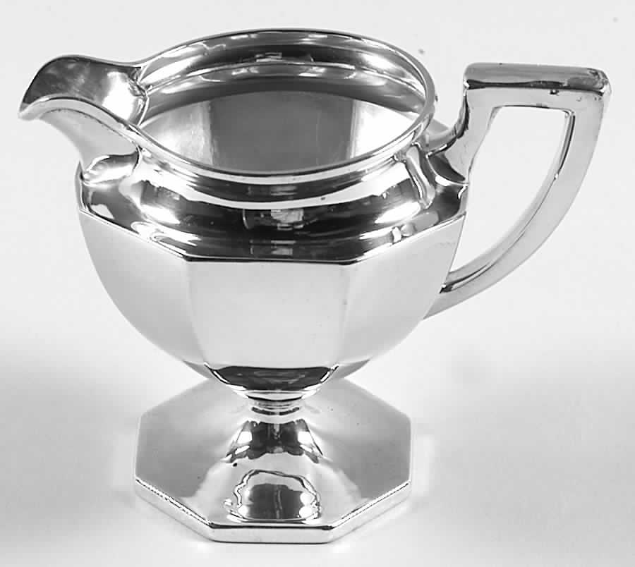 400 (Sterling, Hollowware) Mini Creamer by Scharling-1