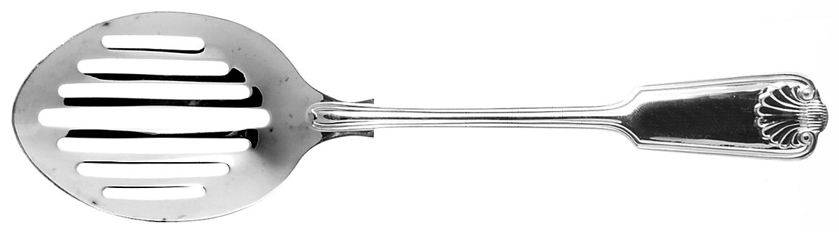 Gainsborough (Silverplate) Pierced Tablespoon (Serving Spoon) by Sheffield Silver Co (USA)-1