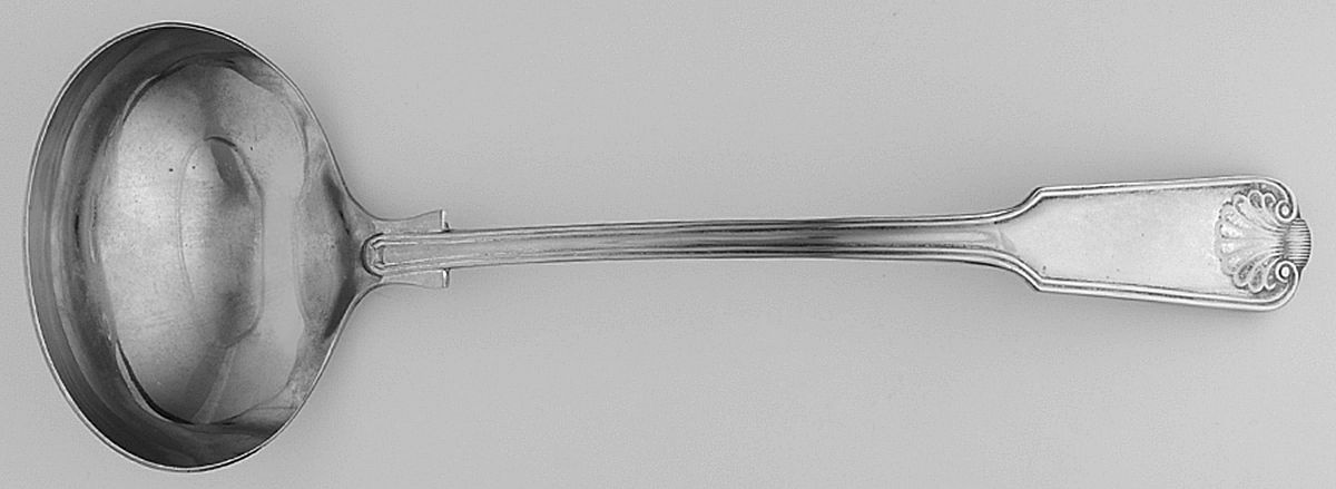 Gainsborough (Silverplate) Solid Soup Ladle by Sheffield Silver Co (USA)-1