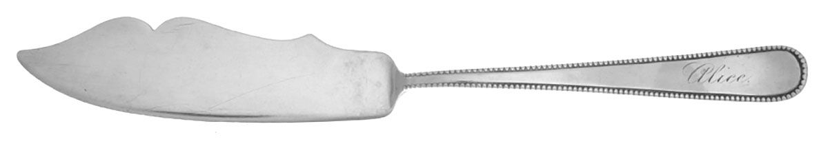 SHR7 (STERLING) Flat Handle Master Butter Knife by Shreve Silver-1