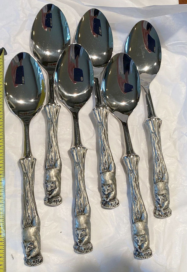 Adirondack (Pewter) Place/Oval Soup Spoon by Seagull Pewter-1