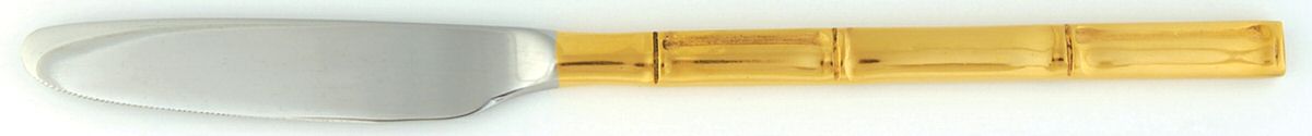 Golden Bambu (Gold Electroplate, Single) New French Solid Knife by Stanley Roberts-1