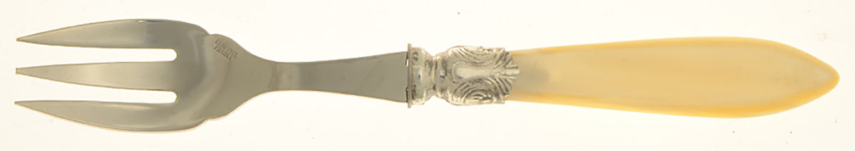 Baguette-Pearlized (Stainless) Individual Solid Fish Fork by Sabre-1