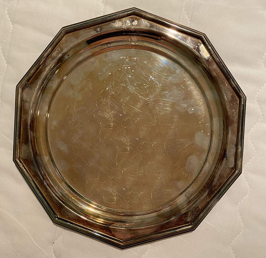 Century (Silverplate, Hollowware) Round Silverplate Tray by Sheffield Silver Co (USA)-1