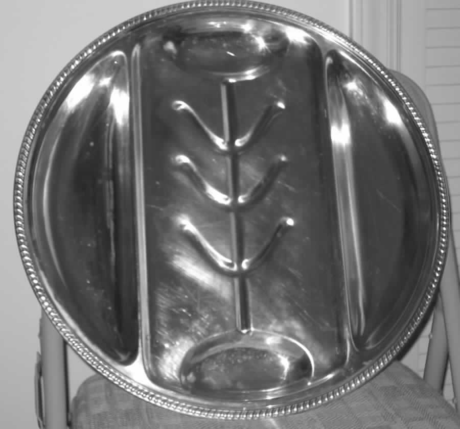 17G (Silverplate, Hollowware) 3-Part Silverplate Platter by Sheffield Silver Co (USA)-1